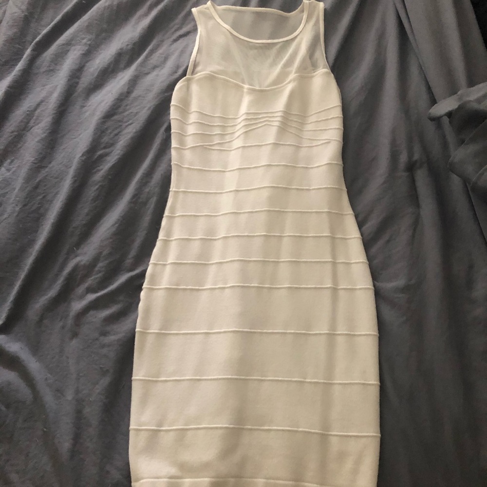 White Guess Bodycon Dress